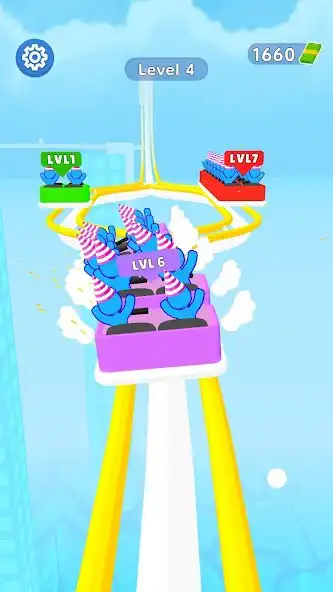 Play Roller Coaster Level Up as an online game Roller Coaster Level Up with UptoPlay