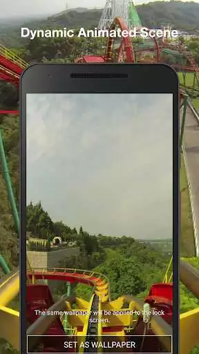 Play APK Roller coaster Live Wallpaper  and enjoy Roller coaster Live Wallpaper with UptoPlay com.xyzfreelabs.rollercoaster