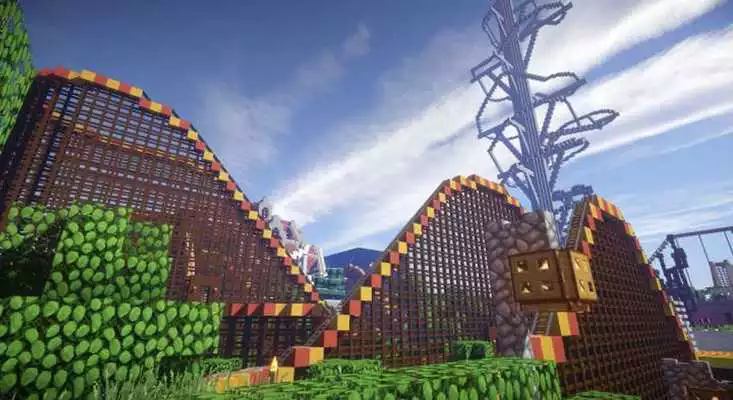 Play Roller Coaster map for MCPE Play Roller Coaster map for MCPE