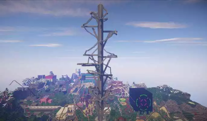 Play Roller Coaster map for MCPE Play Roller Coaster map for MCPE