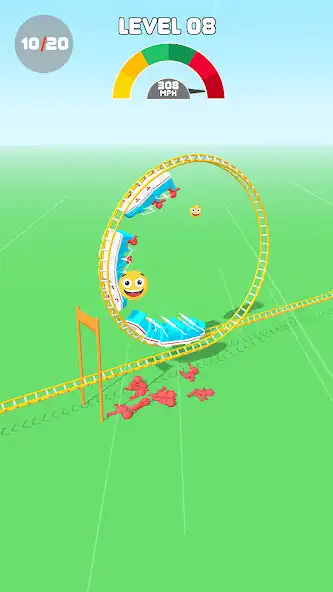 Play Roller Coaster Survival as an online game Roller Coaster Survival with UptoPlay