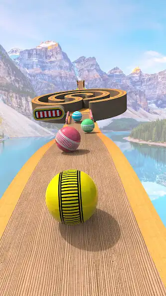 Play Rolling Ball 3d: Sky Ball Race as an online game Rolling Ball 3d: Sky Ball Race with UptoPlay
