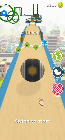 Play Rolling Ball - Ad Lite as an online game Rolling Ball - Ad Lite with UptoPlay