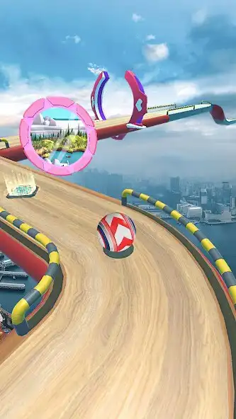 Play Rolling Balls 3D: Sky Race as an online game Rolling Balls 3D: Sky Race with UptoPlay