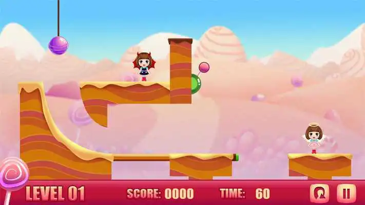 Play Rolling candy ball puzzle game