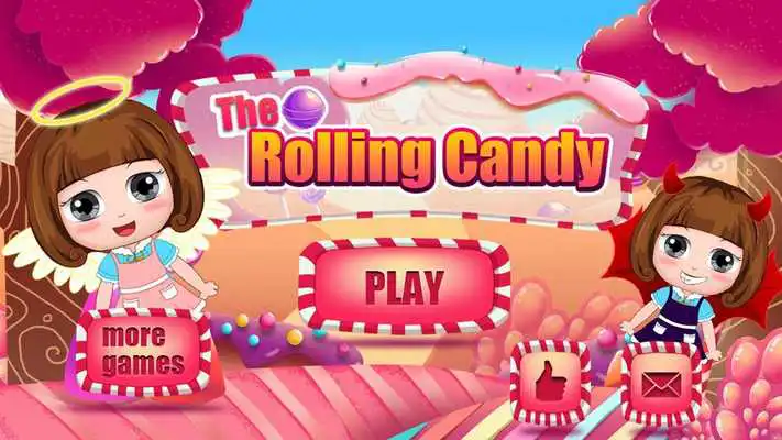 Play Rolling candy ball puzzle game