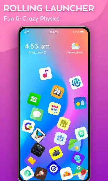 Play Rolling Icons Gravity Launcher as an online game Rolling Icons Gravity Launcher with UptoPlay