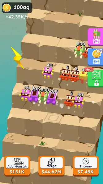 Play Rolling Monsters Merge as an online game Rolling Monsters Merge with UptoPlay