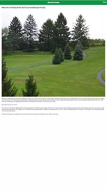 Play Rolling Pines Golf Course