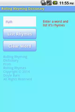 Play APK Rolling Rhyming Dictionary  and enjoy Rolling Rhyming Dictionary with UptoPlay rollingrhymes.rrhymedict.rrd_gp