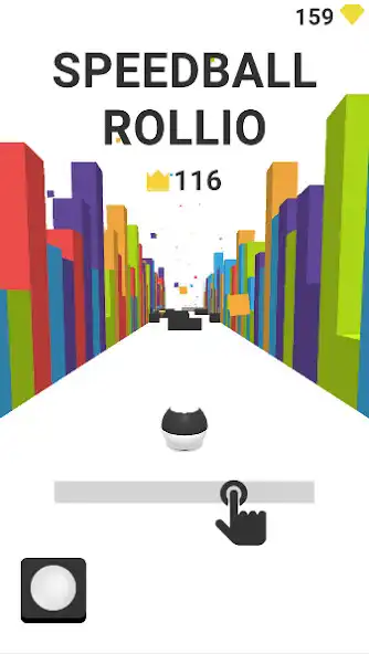 Play Rollio Catch Up Speed Ball as an online game Rollio Catch Up Speed Ball with UptoPlay