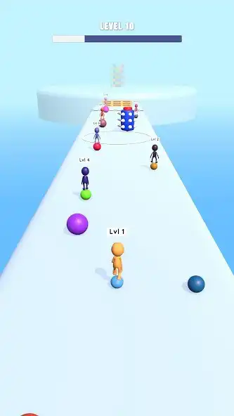 Play Roll Rush 3D as an online game Roll Rush 3D with UptoPlay