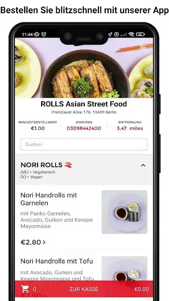 Play ROLLS Asian Street Food as an online game ROLLS Asian Street Food with UptoPlay