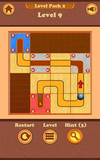 Play APK Roll the Ballz - ball puzzle  and enjoy Roll the Ballz - ball puzzle with UptoPlay com.xe.rollaball.slidepuzzle.ballrolinggame