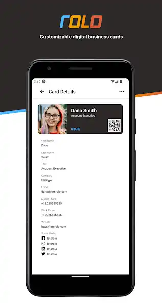 Play Rolo - Digital Business Card as an online game Rolo - Digital Business Card with UptoPlay