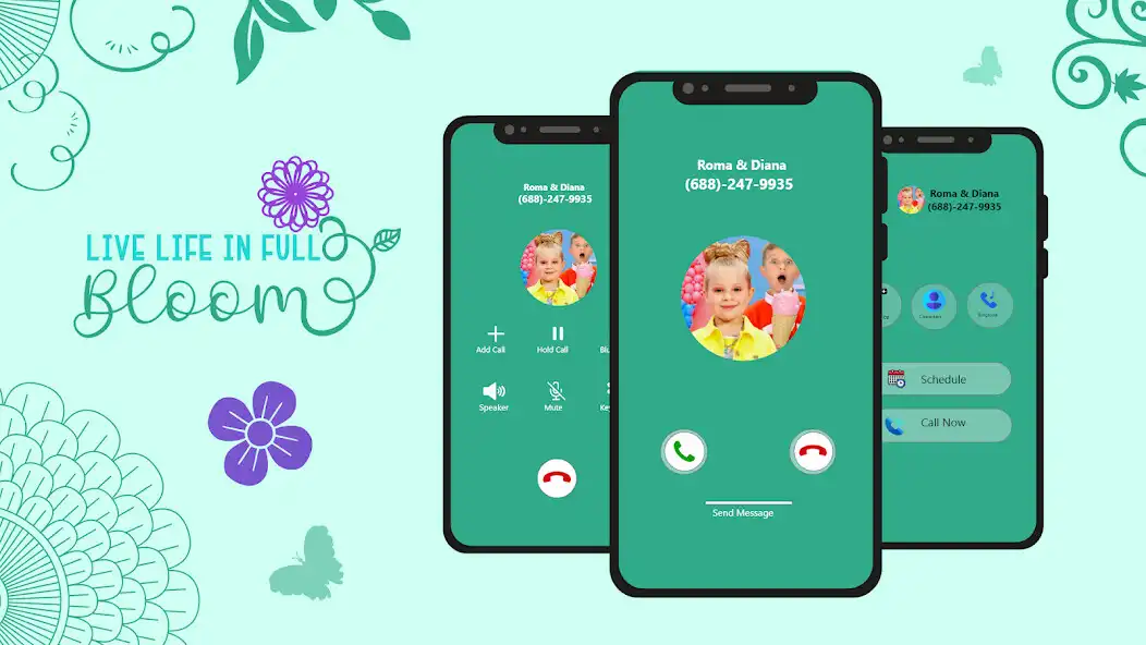 Play Roma and Diana Fakecall Prank  and enjoy Roma and Diana Fakecall Prank with UptoPlay
