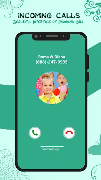 Play Roma and Diana Fakecall Prank as an online game Roma and Diana Fakecall Prank with UptoPlay
