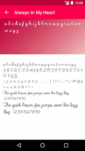 Play Romance Fonts for FlipFont as an online game Romance Fonts for FlipFont with UptoPlay