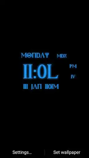 Play Roman Digital Clock Lwp  and enjoy Roman Digital Clock Lwp with UptoPlay