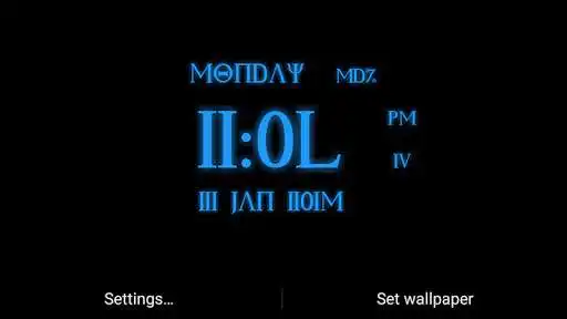 Play Roman Digital Clock Lwp as an online game Roman Digital Clock Lwp with UptoPlay