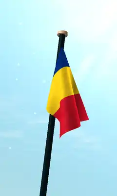 Play Romania Flag 3D Free Wallpaper