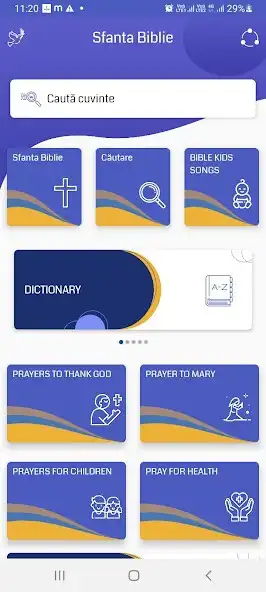 Play Romanian Bible (Sfanta Biblie) as an online game Romanian Bible (Sfanta Biblie) with UptoPlay