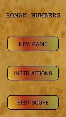 Play Roman Numerals Game