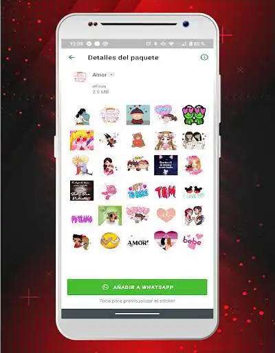 Play Romantic Animated Stickers - WAStickerApps  and enjoy Romantic Animated Stickers - WAStickerApps with UptoPlay