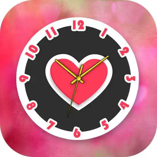 Free play online Romantic Clock Live Wallpaper APK