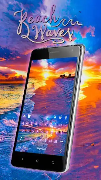Play Romantic Colorful Beach Keyboard Theme as an online game Romantic Colorful Beach Keyboard Theme with UptoPlay