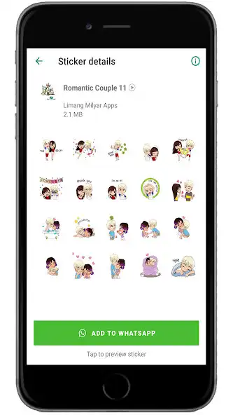 Play Romantic Couple Gif WASticker as an online game Romantic Couple Gif WASticker with UptoPlay
