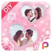 Free play online Romantic Love Collage - DIY Photo Live Wallpaper APK