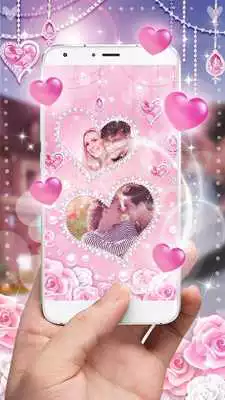 Play Romantic Love Collage - DIY Photo Live Wallpaper