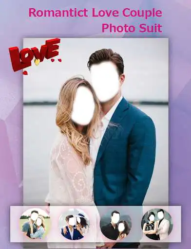 Play Romantic love couple Photo suit as an online game Romantic love couple Photo suit with UptoPlay
