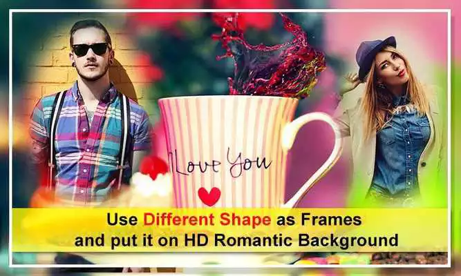 Play Romantic Love Dual Photo Frames