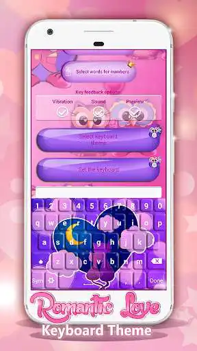 Play Romantic Love Keyboard Theme as an online game Romantic Love Keyboard Theme with UptoPlay