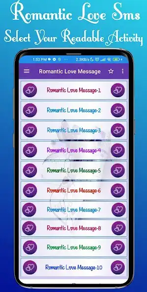 Play Romantic Love Messages 2023  and enjoy Romantic Love Messages 2023 with UptoPlay