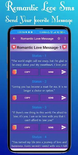 Play Romantic Love Messages 2023 as an online game Romantic Love Messages 2023 with UptoPlay