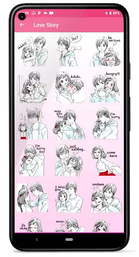 Play Romantic Love Sticker and Romantic Quotes as an online game Romantic Love Sticker and Romantic Quotes with UptoPlay