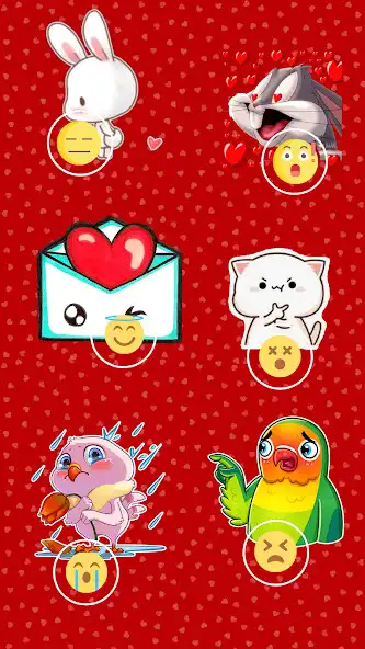 Play Romantic love stickers amor  and enjoy Romantic love stickers amor with UptoPlay
