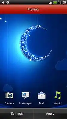 Play Romantic Moon Live Wallpaper