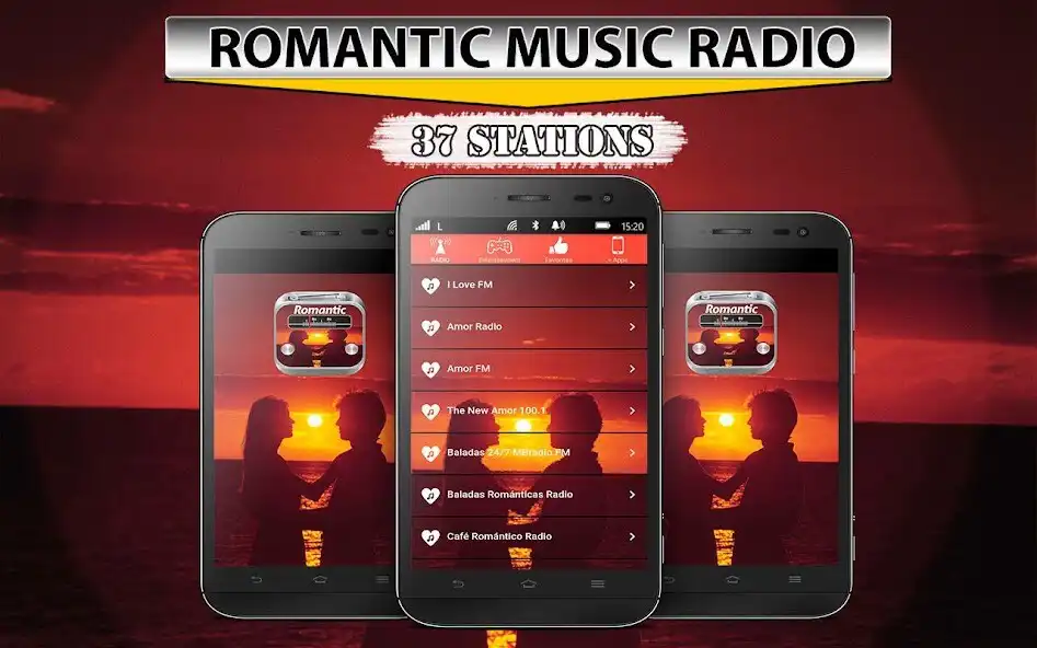 Play Romantic Music radio  and enjoy Romantic Music radio with UptoPlay