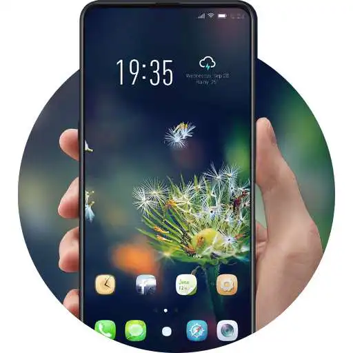Play Romantic Natural Dandelion theme Fresh Plant APK