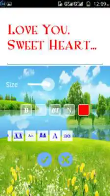 Play Romantic Nature Photo Frame