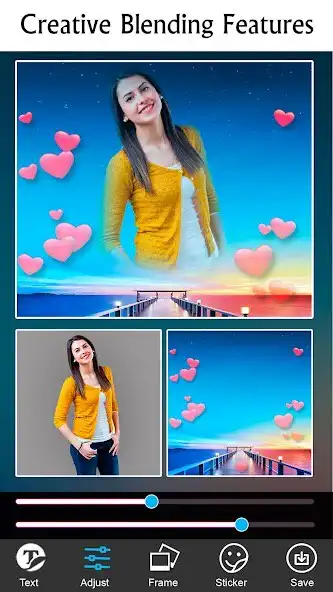 Play Romantic Photo Blending Frames as an online game Romantic Photo Blending Frames with UptoPlay