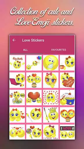 Play Romantic Photo Stickers - Stickers For Couple