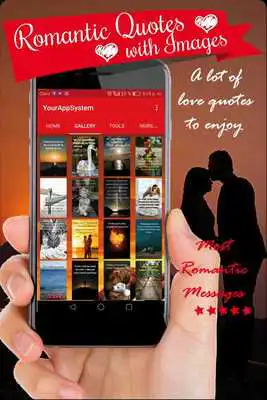 Play romantic quotes with images best love messages app
