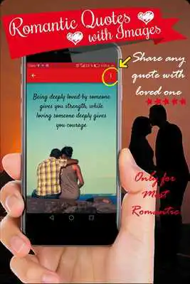 Play romantic quotes with images best love messages app