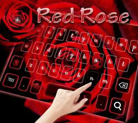 Play Romantic rose Keyboard theme