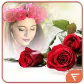 Free play online Romantic Rose Photo Frame APK